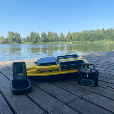 Короповий кораблик Camarad V4 GPS + Toslon TF520 Yellow Короповий кораблик Camarad V4 GPS + Toslon TF520 Yellow