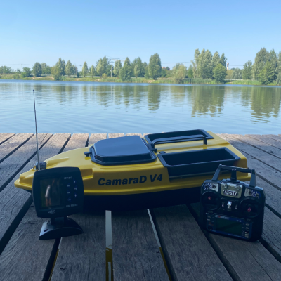 Короповий кораблик Camarad V4 GPS + Lucky 918 Yellow Короповий кораблик Camarad V4 GPS + Lucky 918 Yellow