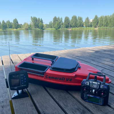 Короповий кораблик Camarad V4 GPS + Lucky 918 Red Короповий кораблик Camarad V4 GPS + Lucky 918 Red
