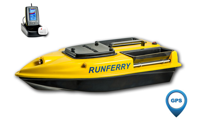 Короповий кораблик Runferry Camarad V3 + GPS-автопілот і ехолот Toslon TF520 Yellow