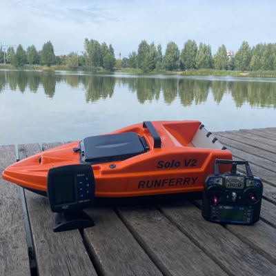 Короповий кораблик SOLO V2 GPS + Lucky FF918 Orange